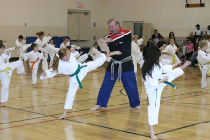 Kinney Karate Class at a recreation center Kinney Karate Class at a recreation center