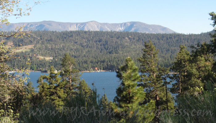 View of Big Bear Lake from Holcomb Valley