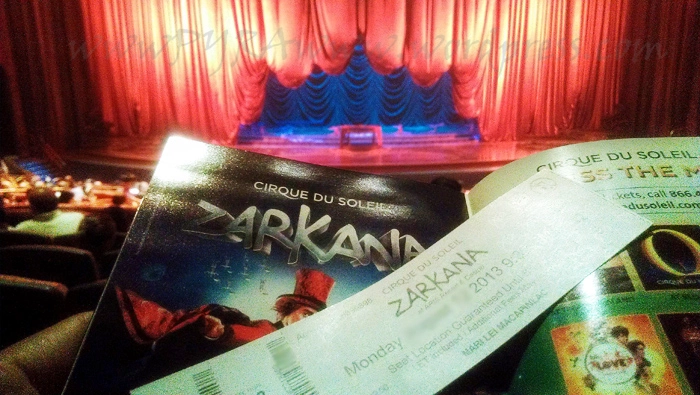 Zarkana - Stage Tickets