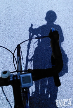My biking shadow.