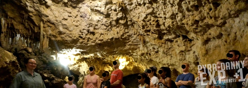 Our tour group in one of the larger rooms