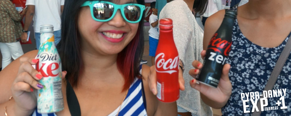 Souvenir Coca-Cola bottles to drink or keep [Too Many in Atlanta | PyraDannyExperiences.com]