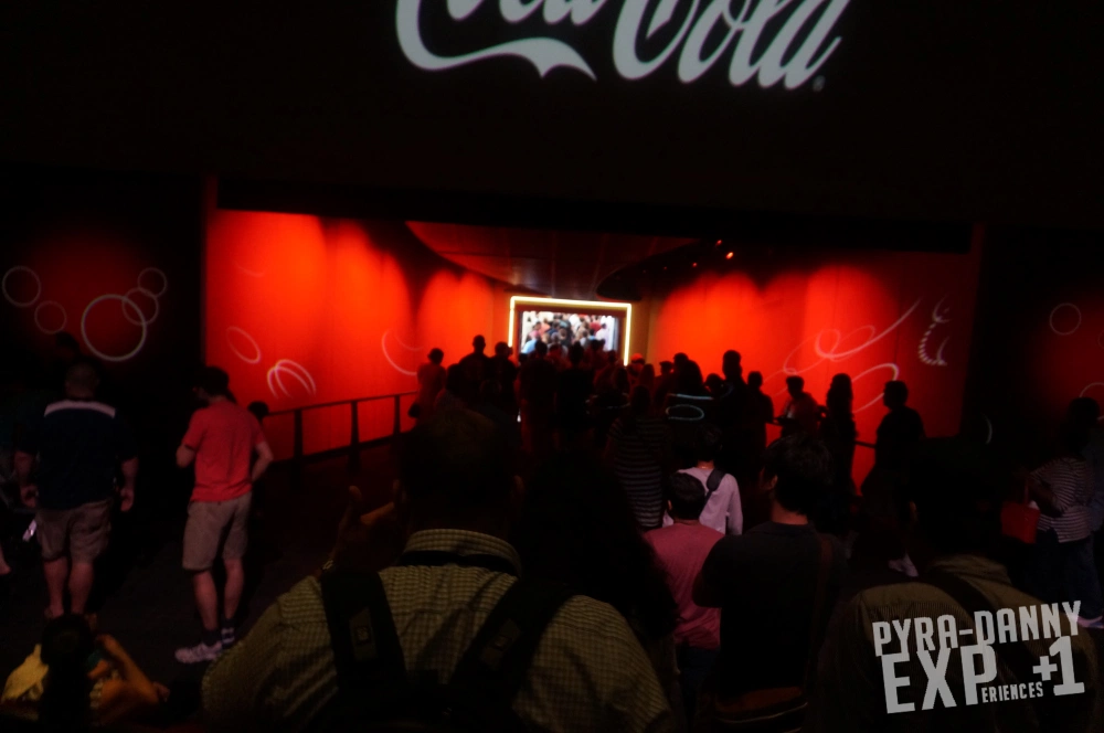 Crowd during World of Coca-Cola Pre-shows [Too Many in Atlanta | PyraDannyExperiences.com]