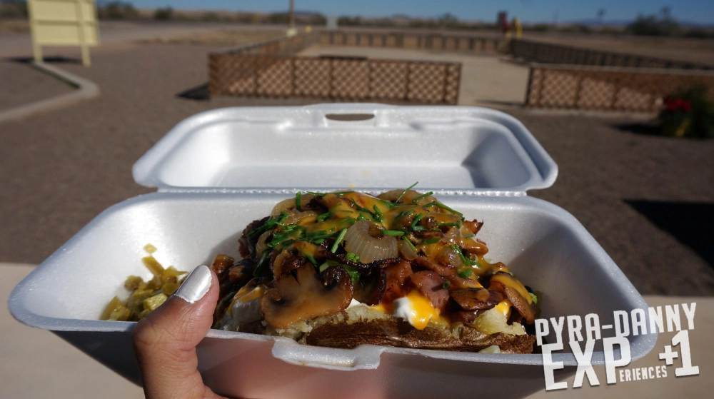 Texas Tater from Snack Shack [That Trip to Terlingua, TX | PyraDannyExperiences.com]