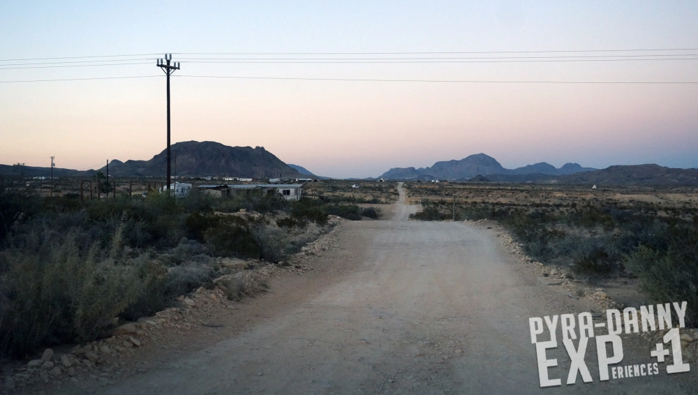 Unpaved Terlingua road [That Drive to Terlingua, TX | PyraDannyExperiences.com]