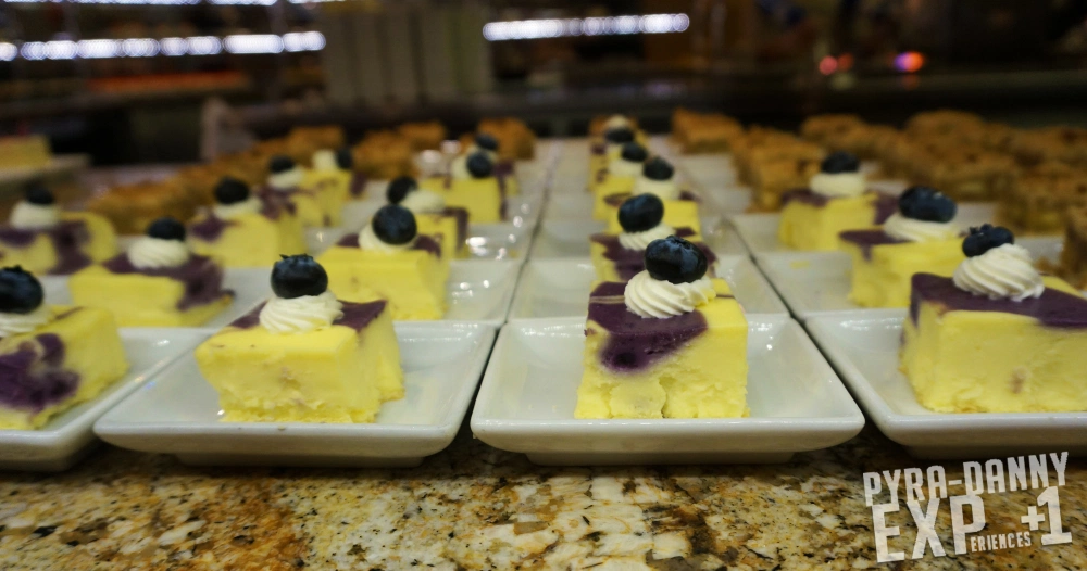 Cheesecake slices from the Bellagio Buffet [Las Vegas: Where on the Strip did I eat? | PyraDannyExperiences.com]