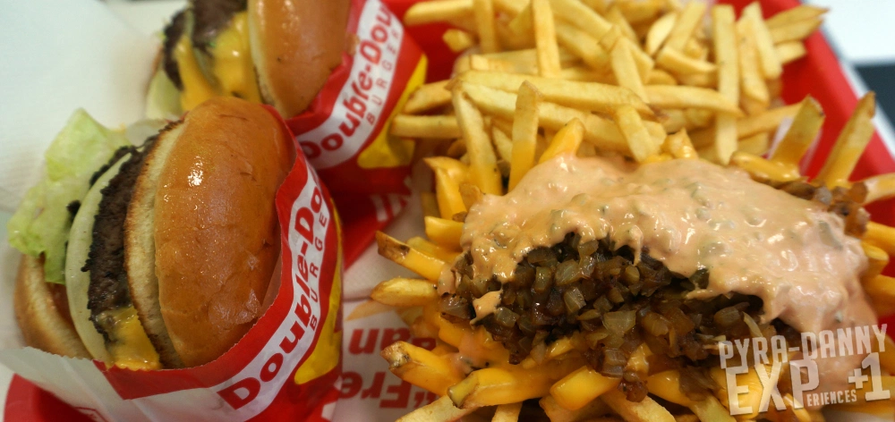 Fries and Burgers from In-and-Out [Las Vegas: Where on the Strip did I eat? | PyraDannyExperiences.com]