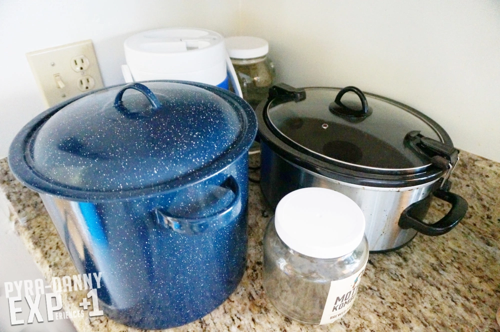 Lots of water containers [Keeping Sane After a Hurricane | PyraDannyExperiences.com]