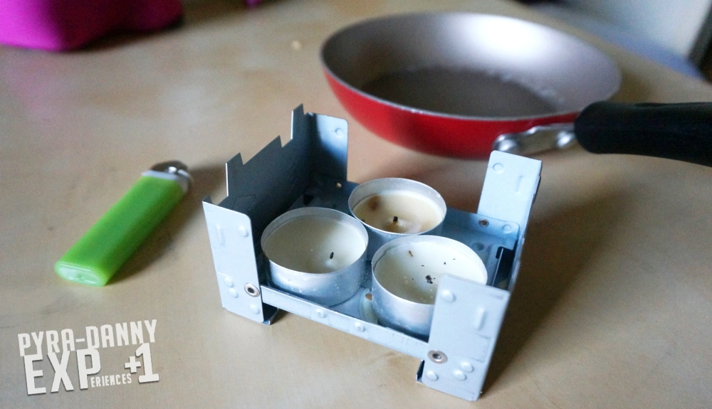 Portable camping stove [Keeping Sane After a Hurricane | PyraDannyExperiences.com]